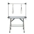 thumbnail image 3 of Jopath 46"Foldable Pet Grooming Table with Tool Storage Rack Pet Bathing/Drying Table with Non-Slip Surface,Rope and Adjustable Stand,Home Salon Grade for Dog Cat Gray, 3 of 9
