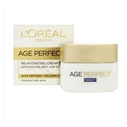 LOreal Age Perfect Re-Hydrating Cream, for Mature Skin, Night, 50 ml (1.7 oz)