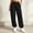 Black, variant on CaComMARK PI Women's Baggy Sweatpants Wide Leg Gym Workout Running Drawstring Sweatpant with Pockets Red