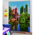 thumbnail image 3 of Cortinas Cortina Mantón Decorativo Cortina Opaca de Estar 140x100cm Zulema Cortinas de la ventana del baño, 3 of 8