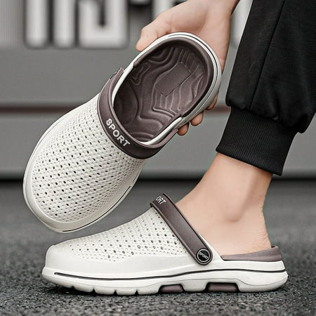 

Beach non-slip thick sole breathable wrapped toe hole shoes