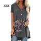 thumbnail image 1 of Guardurnaity Camisa de manga corta con cuello en V y estampado de de león para mujer Prendas para la parte del cuerpo Gris XXL Guardurnaity AP002392-05, 1 of 3