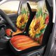 thumbnail image 1 of Juego de 2 fundas para asientos de coche ABPHQTO otoño ramo multicolor de girasoles hojas secas calabazas protector universal, 1 of 4