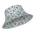 thumbnail image 2 of Bingfone Bears and Tropical Leaves Bucket Hat for Men Women,Packable Reversible Printed Sun Hats,Fisherman Outdoor Travel Hiking Beach Caps, 2 of 9