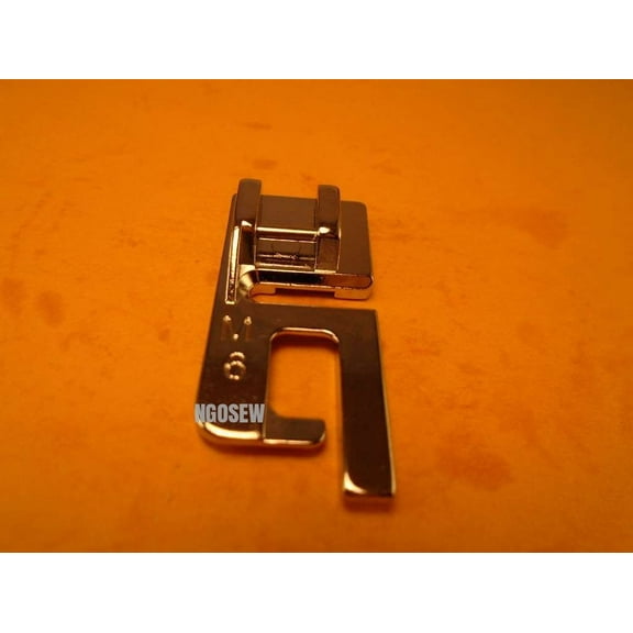 Snap On Felling Foot 6mm For Janome Singer Brother Kenmore White # P60970