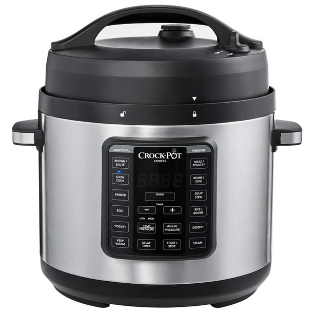 CrockPot Multi Function 6 Qt Capacity Express Home Food Cooker