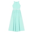 thumbnail image 5 of inhzoy Kids Girls Halter Neck Chiffon Maxi Romper Dress, 5 of 6