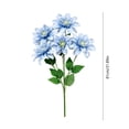 thumbnail image 3 of 4 Head Realistic Dahlia Artificial Flower Bouquet, Premium Silk Faux Floral Arrangement, Elegant Decor for Wedding, Party, Home, Vase, Table Centerpiece & Event, Blue, 3 of 7