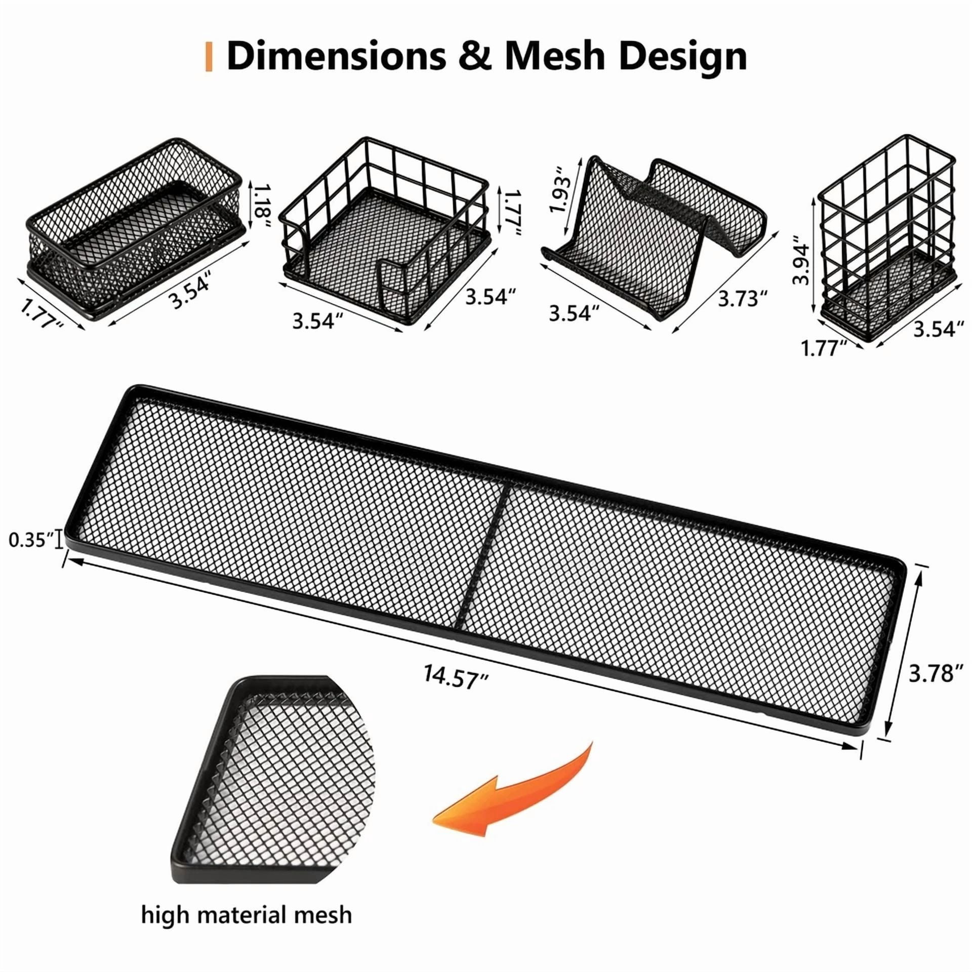 Desk Organizers And Accessories, Office Supplies Desk Organizer With Pen Hold...
