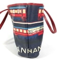 thumbnail image 4 of Pre-Owned CHANEL Central Station shoulder bag/tote bag in red leather for women, 4 of 17
