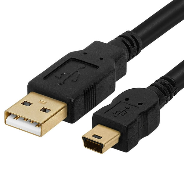 Cervecería Joseph Banks Disciplina Cmple - 6ft Mini USB Cable USB A to Mini B Data Transfer USB Charging Cable  5 Pin Mini USB to USB Male to Male Cable for PC, Laptop, Car Dash Cam,