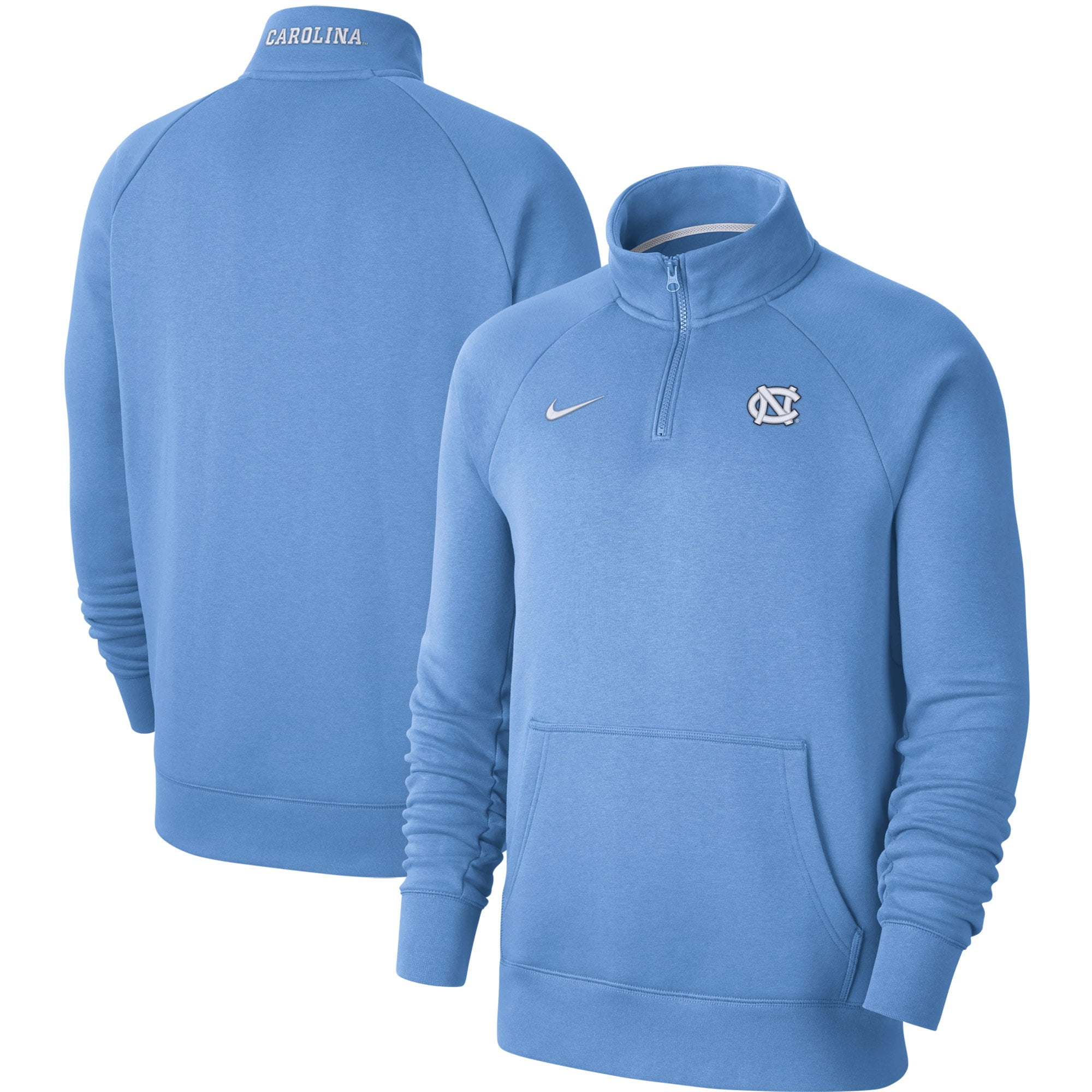 blue nike quarter zip
