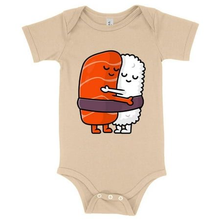 

Baby Jersey Hug Onesie - Cute Sushi Onesie