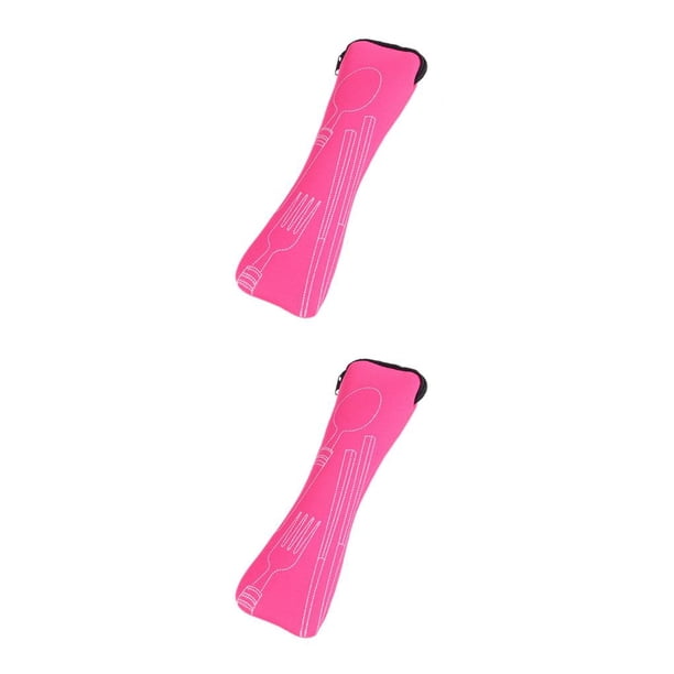 Cateissary Soporte para vajilla, vajilla para exteriores, bolsa de tela, estuche reutilizable para almuerzo para estudiantes, bolsas para Type2 NO2