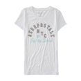thumbnail image 1 of Camiseta adornada Aeropostale NYC Eighty Seven Mujer color blanco extragrande, 1 of 2