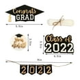 thumbnail image 3 of Pompotops 2022 New Graduation Season Square Graduation Wooden Pendant Ornament Clearance, 3 of 8