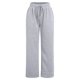 thumbnail image 3 of Gibobby Pantalones de invierno para mujeres Nuevos pantalones deportivos sueltos para mujer con bolsillo lateral con cordones pantalones protectores gruesos(Gris,G), 3 of 5