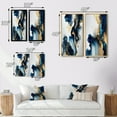 thumbnail image 4 of Designart "Blue Tones in Geode Marble I" Abstract Marble Framed Wall Art Set Of 2 - Blue Abstract Framed Wall Art Set Of 2, 4 of 7