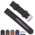 thumbnail image 3 of EeaseCA 2PCS 22 MM Breathable Nylon Watchband Intelligent Watch Strap Stylish Sports Watch Band Simple Nylon Watch Strap Compatible for Watch Black+Green, 3 of 8