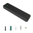 thumbnail image 1 of M.2 Aluminium SSD Box , Support NVMe/NGFF TYPE-C USB3.2 GEN2 Aluminum 10G Dual Agreement Black, 1 of 7