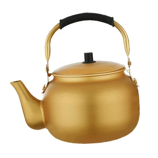 Hervidor de agua de aluminio dorado, hervidor de agua de ebullición rápida, cafetera, hervidor de agua para 10L