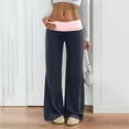 thumbnail image 2 of Sweatpants for Women Women Cargo Pants with Pockets Wide Leg Dress Pants for Women Women's Dress Pants for Work Women's Pants Casual Wide Leg Cargo Pants for Women, 2 of 6