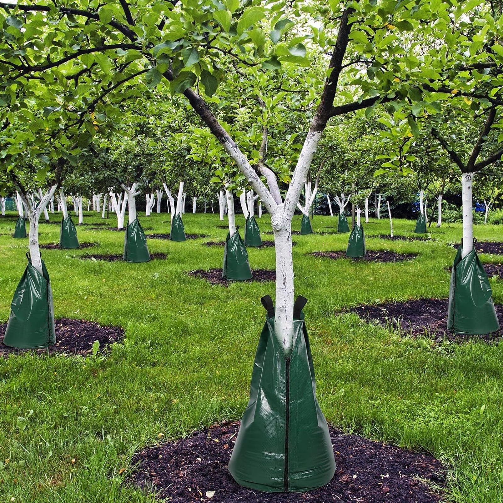 1Pc Garden Irrigation Drip Bag, 20 Gallon Pvc Drip Irrigation System, Durable Watering Bags For Trees Plants Flower Beds