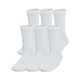 thumbnail image 3 of Calcetines Under Armour Youth Training Cotton Crew para niños, paquete de 6, talla XS, 3 of 3