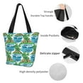thumbnail image 6 of Kdxio Hawaii Palms Women Reusable Grocery Bags Foldable Ripstop,Reusable Shopping Bags for Shopping,Gym,Gift, 6 of 8