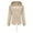 Beige, variant on Waterproof Rain Jackets Women’s Solid Rain Jacket Outdoor Jackets Waterproof Hooded Raincoat Windproof