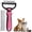 Red, variant on Dog Brush For Shedding,Pet Pro Grooming Tool,Dog Hair Brush Double-Sided Deshedding Dematting Tool, Undercoat Rake for Dogs & Cats, Extra-Wide Dog Grooming Brush & Deshedder Comb for Long Hair