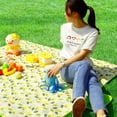 thumbnail image 5 of Picnic Blankets, Outdoor Beach Blanket, Foldable and Lightweight Handy Mat Tote for Spring Summer Camping, Beach, Park, Patio on Grass-style 5-M, 5 of 5