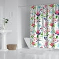 thumbnail image 3 of Waterproof Pioneer Shower Curtain 84x72 Inch Polyester Unique Colorful Floral Shower Curtain for Bathroom Hotel Home Decor with 12 Plastic Hooks, 3 of 5