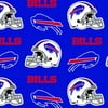NFL Buffalo Bills 58" 100% Polyester Fleece Sports Logo Fabric By the Yard, Blue