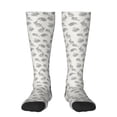 thumbnail image 2 of Picia Women Crew Soft Moisture-wicking Socks Hand Drawn Squirrel Pattern Design Cotton Socks, One Size fit All, 2 of 9