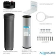 thumbnail image 2 of Aquasure 12 GPM Ultraviolet UV-C Light Water Sterilizer System Bundle Kit with Siliphos Scale Inhibiting Pre-Filter, 2 of 10