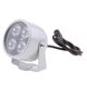 thumbnail image 1 of 1 Pc de Iluminador Visión Noche Aire Libre Potencia de Entrada DC 12V 1A con Ángulo de Luz Estructura de Vidrio Reforzado Lámpara LED infrarroja Sunnimix iluminación interior de la lámpara, 1 of 8