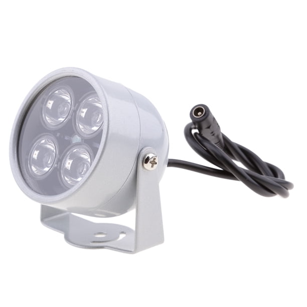1 Pc de Iluminador Visión Noche Aire Libre Potencia de Entrada DC 12V 1A con Ángulo de Luz Estructura de Vidrio Reforzado Lámpara LED infrarroja Sunnimix iluminación interior de la lámpara