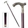 Design Toscano The Padrone Collection: Dragon Pewter Walking Stick