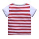 thumbnail image 2 of Gibobby Blusas Holgada Niños pequeños, niñas, niños, coche, dibujos animados, impresiones en 3D, camisetas sueltas, camiseta de manga corta , camisetas, ropa(Rojo, 3-4 Años), 2 of 5