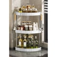 thumbnail image 4 of PENGXIANG 3 Tier Kitchen Seasoning Organizer Space Saving Spice Rack Organizer with Hooks for Condiments Spices Bottles, 4 of 4