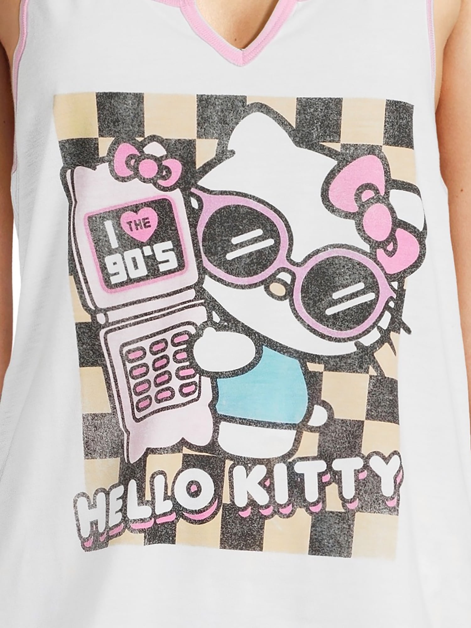Hello Kitty Women's Tank Top and Shorts Pajama Set, 2-Piece, Sizes XS-3X