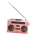 thumbnail image 1 of perfecl Modelo De Radio Manualidades Decoración para Hogar Artesanías de radio vintage Rosado, 1 of 6