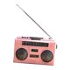 thumbnail image 1 of perfecl Modelo De Radio Manualidades Decoración para Hogar Artesanías de radio vintage Rosado, 1 of 6