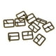 thumbnail image 1 of 10x Barra deslizante de metal Tri-deslizamientos Hebillas de pasador de rodillo Correa deslizante Alambre de costura Artesanía Baoblaze Hebilla de cinturón rectangular, 1 of 6