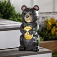thumbnail image 2 of Petal & Plow Garden Statue, LED Bear, 18"H, 2 of 6