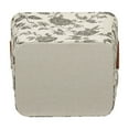 thumbnail image 7 of Household Essentials Medium Tapered Storage Bin with Wood Handles, Floral, 7 of 7