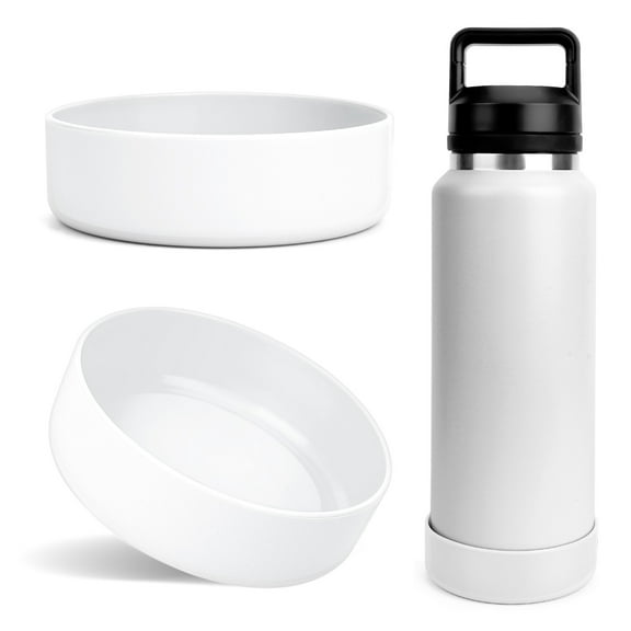 Linkidea Water Bottle Boot Compatible with YETI Rambler Bottle 36oz, Silicone Anti-Slip Waterbottle Bottom Sleeve Cover Protector, Bottle Bumper  (Transparent / 2 Pack)