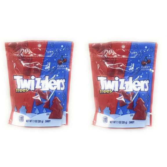 Twizzlers Cherry Flavored Christmas Trees Candy 7.1oz - 2 bags