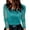 Sky Blue@GC@, variant on CONZONE Women's Lace Mesh T Shirts Long Sleeve T-Shirts for Women Sparkly Sequins Soft Loose Fit Party Club Tops for Lady